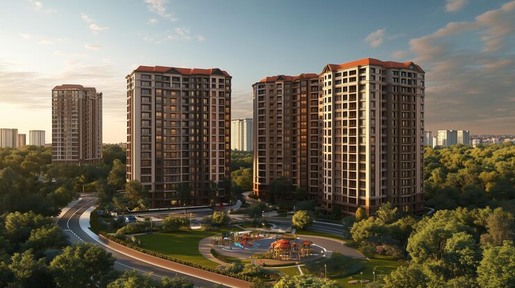 Agarwal Maple under construction residential project in Goregaon East with 1 and 2 BHK homes